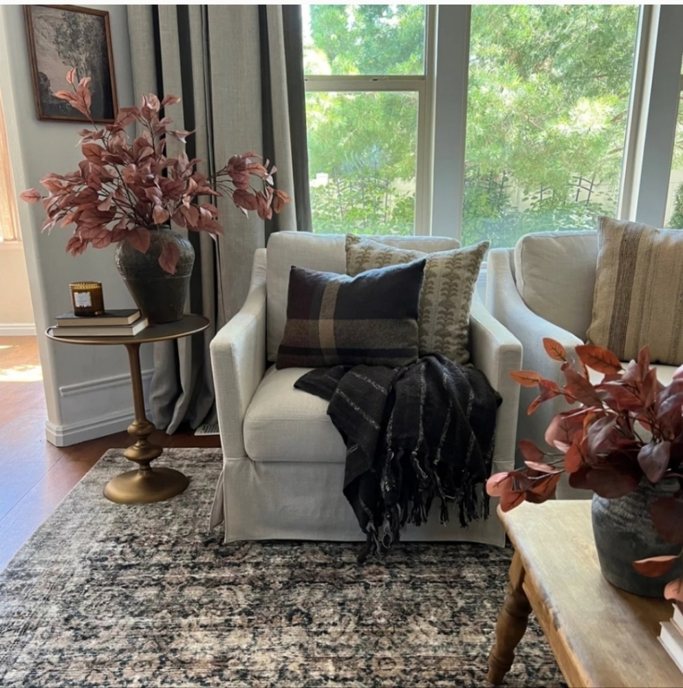 Hearth & Hand Magnolia Harvest Plaid Lumbar Throw Pillow